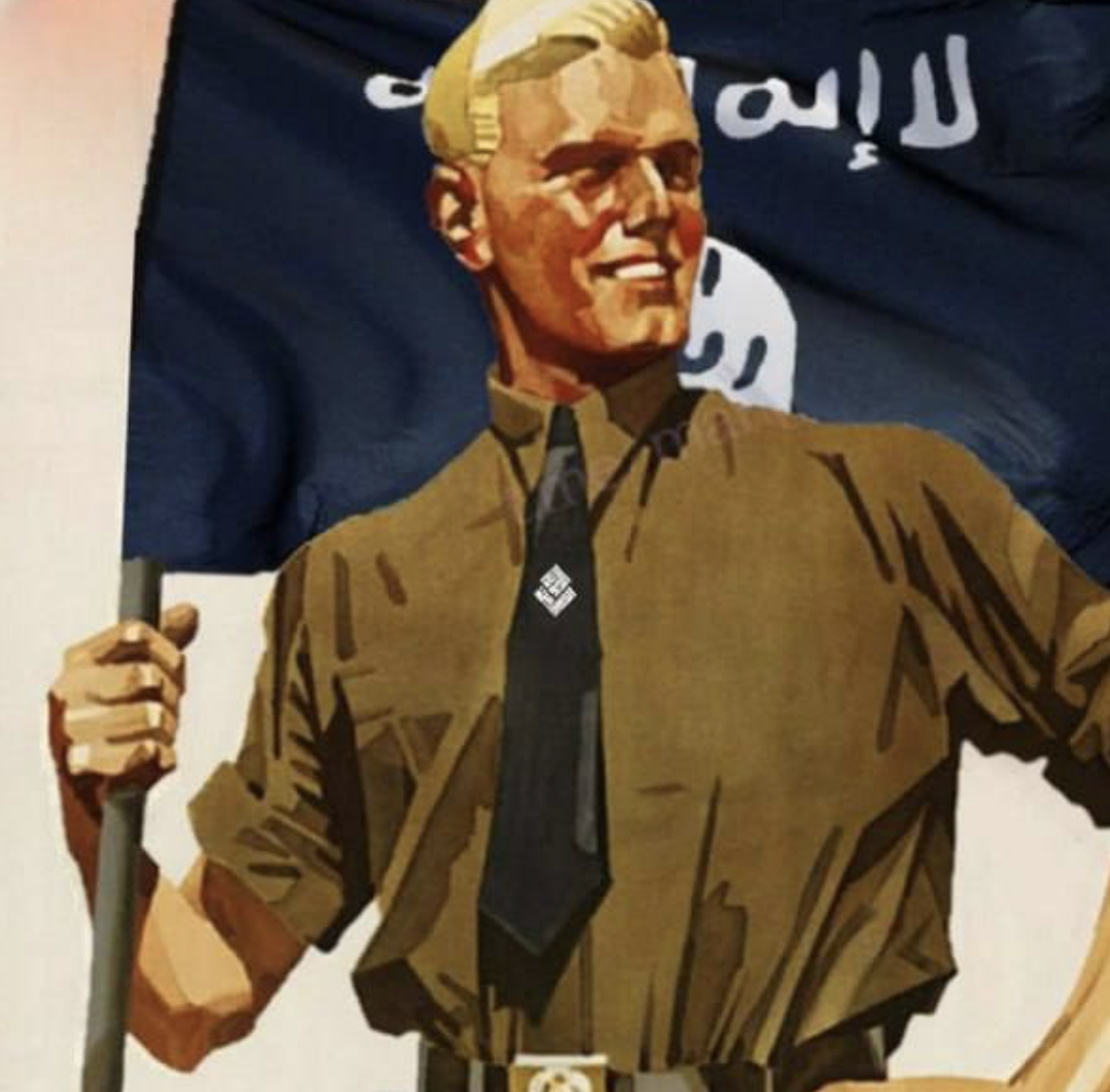(Poster/ Right-Wing Extremism): InJekt Division Circulate Stochastic Poster 'Jihad Is Our Only Hope' - 7 April 2025